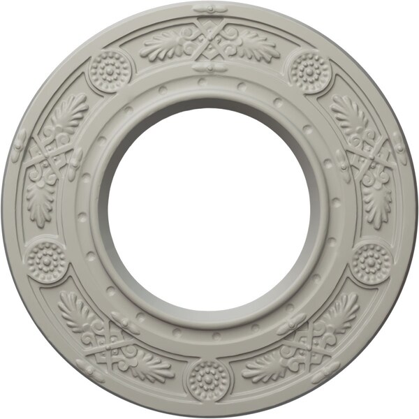 Ekena Millwork Daniela Ceiling Medallion (Fits Canopies up to 3 7/8"), 8"OD x 3 7/8"ID x 1/2"P, Pot of Cream CM08DNPCF - main